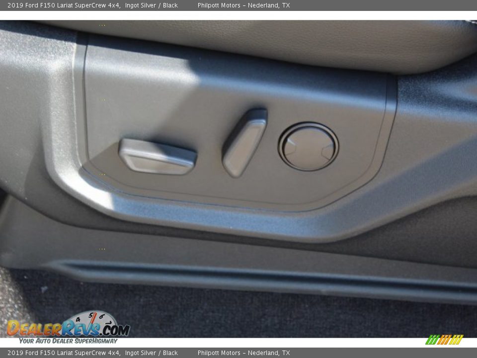 2019 Ford F150 Lariat SuperCrew 4x4 Ingot Silver / Black Photo #11