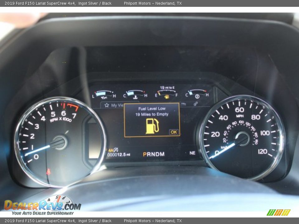 2019 Ford F150 Lariat SuperCrew 4x4 Ingot Silver / Black Photo #14