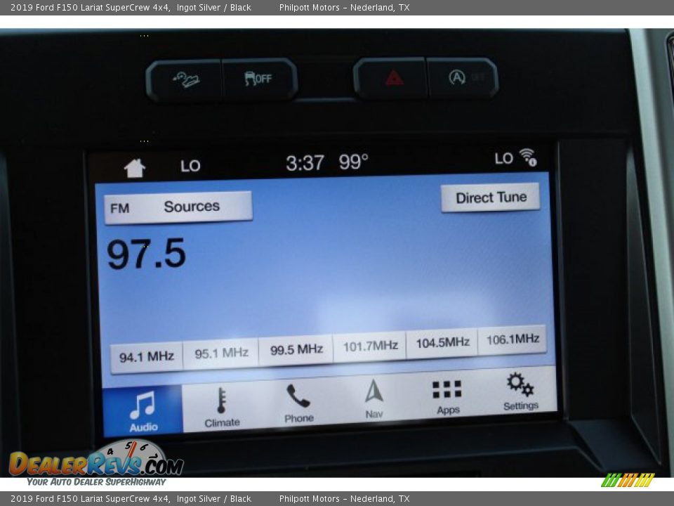 2019 Ford F150 Lariat SuperCrew 4x4 Ingot Silver / Black Photo #16