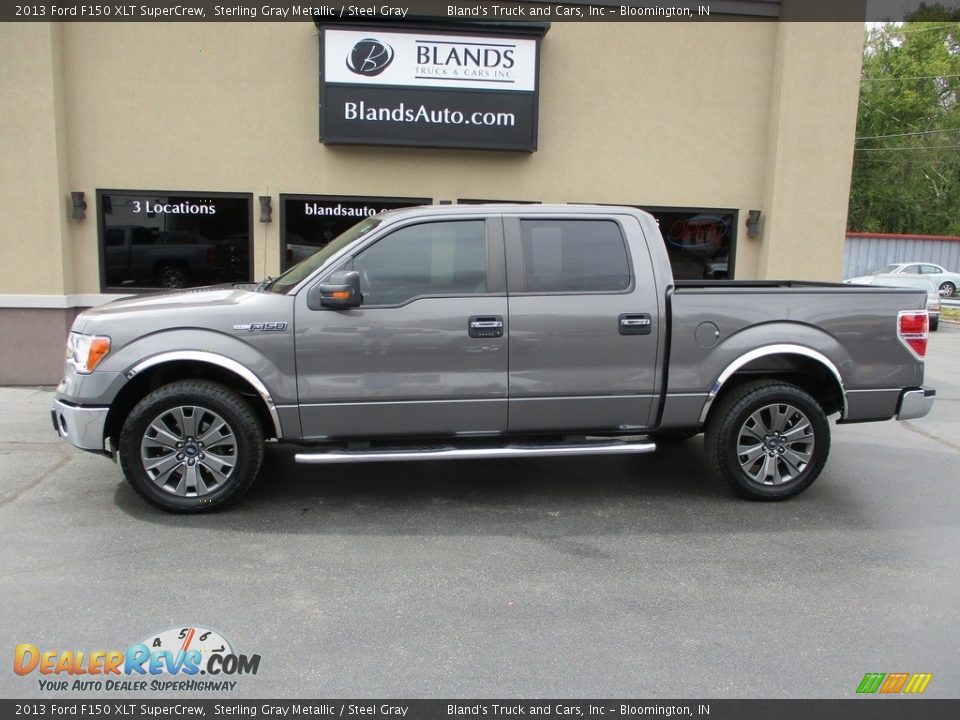 2013 Ford F150 XLT SuperCrew Sterling Gray Metallic / Steel Gray Photo #1