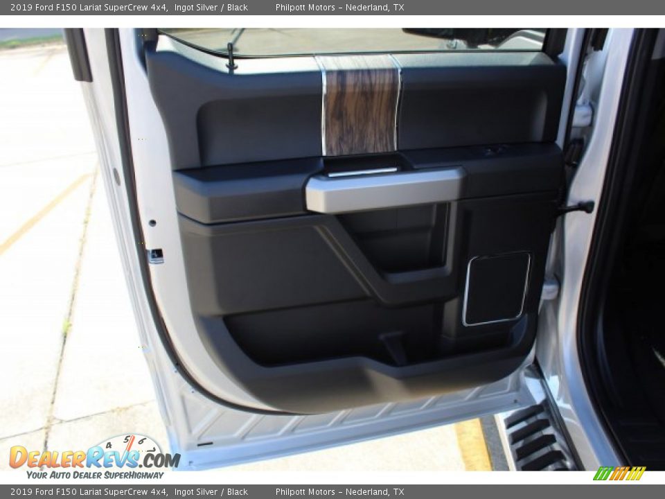 2019 Ford F150 Lariat SuperCrew 4x4 Ingot Silver / Black Photo #20
