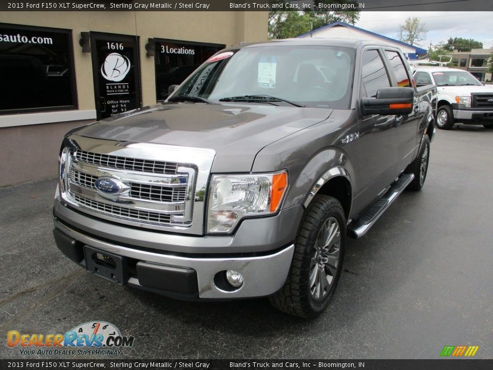 2013 Ford F150 XLT SuperCrew Sterling Gray Metallic / Steel Gray Photo #2
