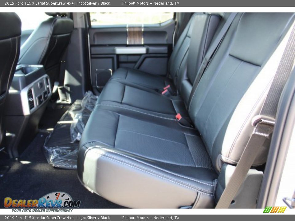 2019 Ford F150 Lariat SuperCrew 4x4 Ingot Silver / Black Photo #21