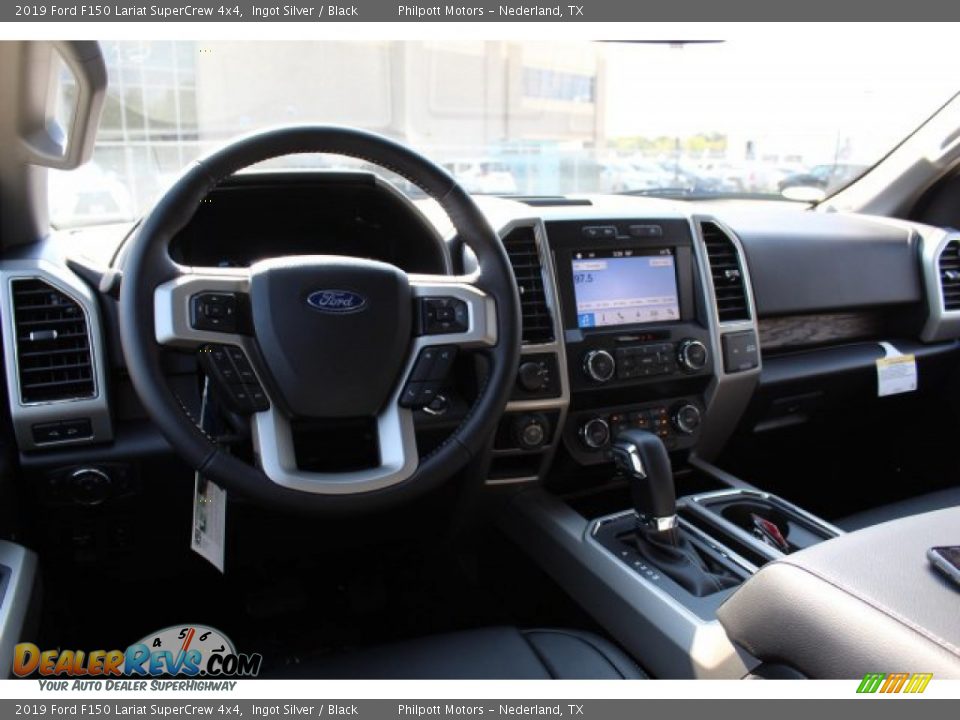 2019 Ford F150 Lariat SuperCrew 4x4 Ingot Silver / Black Photo #22