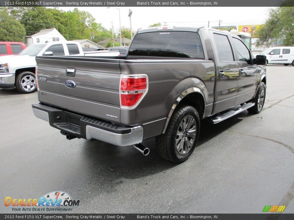 2013 Ford F150 XLT SuperCrew Sterling Gray Metallic / Steel Gray Photo #4