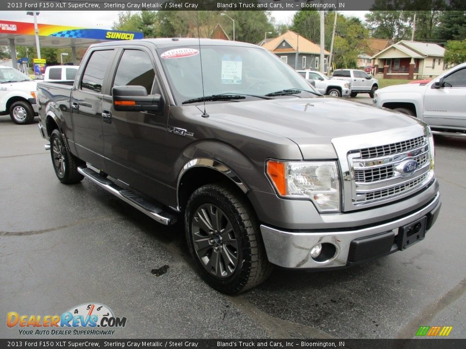 2013 Ford F150 XLT SuperCrew Sterling Gray Metallic / Steel Gray Photo #5