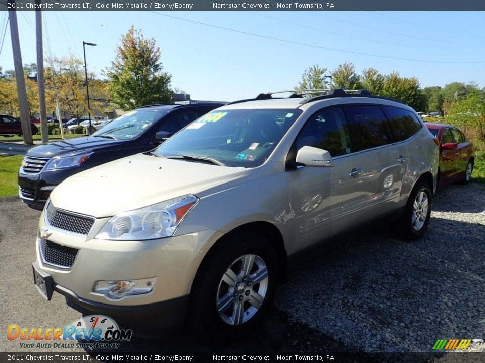 2011 Chevrolet Traverse LT Gold Mist Metallic / Ebony/Ebony Photo #1