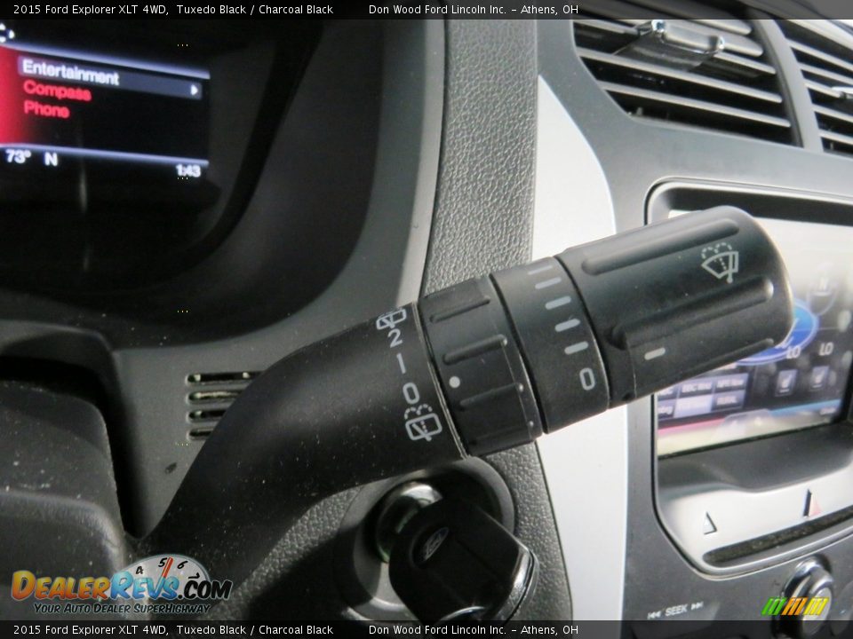 2015 Ford Explorer XLT 4WD Tuxedo Black / Charcoal Black Photo #33