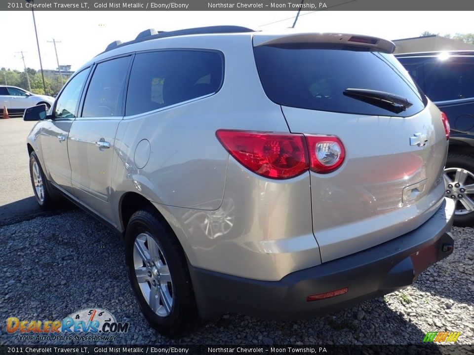 2011 Chevrolet Traverse LT Gold Mist Metallic / Ebony/Ebony Photo #2