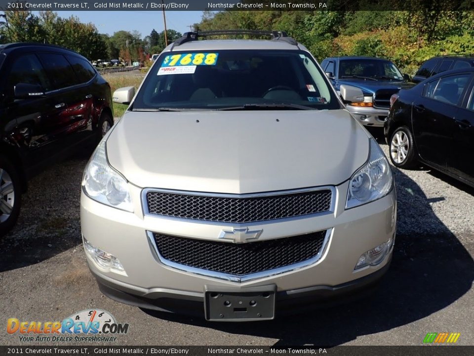2011 Chevrolet Traverse LT Gold Mist Metallic / Ebony/Ebony Photo #5