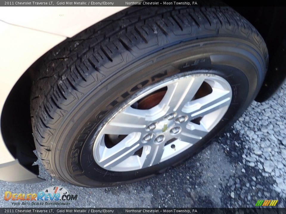 2011 Chevrolet Traverse LT Gold Mist Metallic / Ebony/Ebony Photo #6