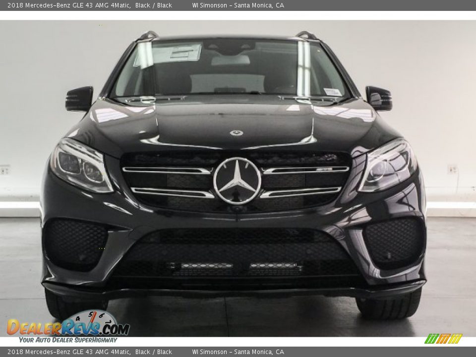 2018 Mercedes-Benz GLE 43 AMG 4Matic Black / Black Photo #2