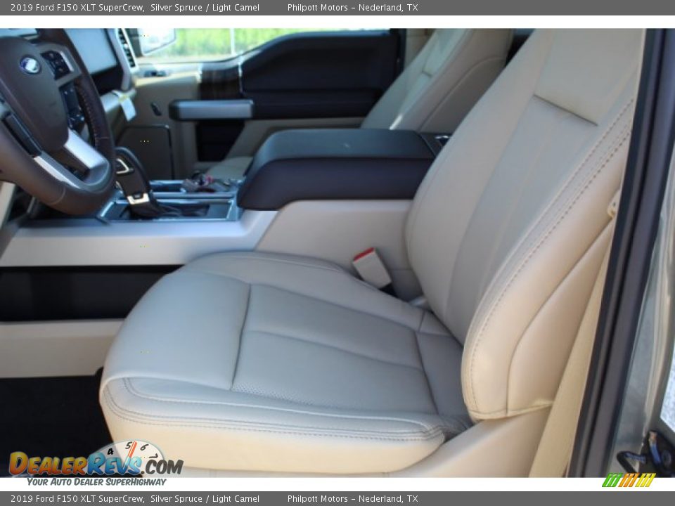 2019 Ford F150 XLT SuperCrew Silver Spruce / Light Camel Photo #11