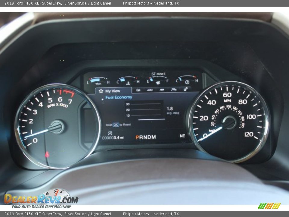 2019 Ford F150 XLT SuperCrew Silver Spruce / Light Camel Photo #15