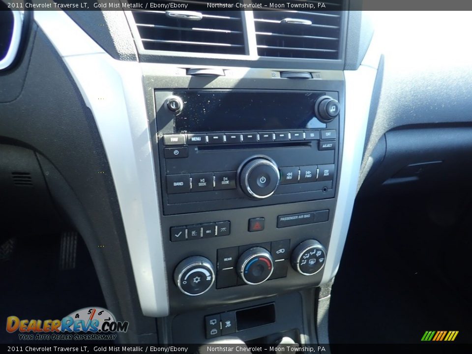 2011 Chevrolet Traverse LT Gold Mist Metallic / Ebony/Ebony Photo #13