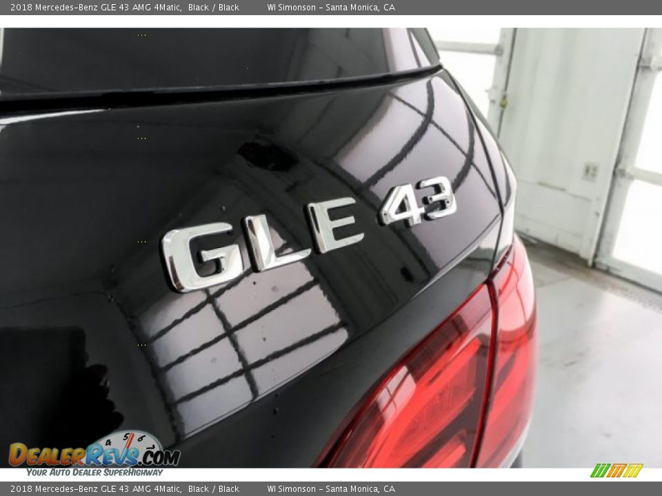 2018 Mercedes-Benz GLE 43 AMG 4Matic Black / Black Photo #7