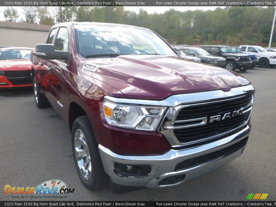 Front 3/4 View of 2020 Ram 1500 Big Horn Quad Cab 4x4 Photo #7