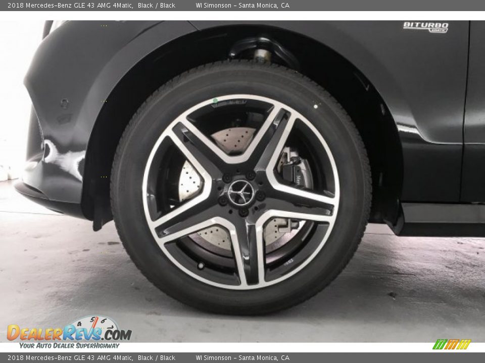 2018 Mercedes-Benz GLE 43 AMG 4Matic Black / Black Photo #8