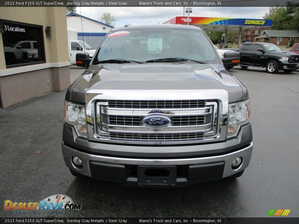2013 Ford F150 XLT SuperCrew Sterling Gray Metallic / Steel Gray Photo #27