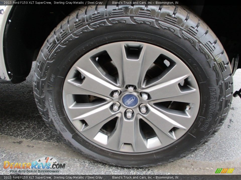 2013 Ford F150 XLT SuperCrew Sterling Gray Metallic / Steel Gray Photo #28