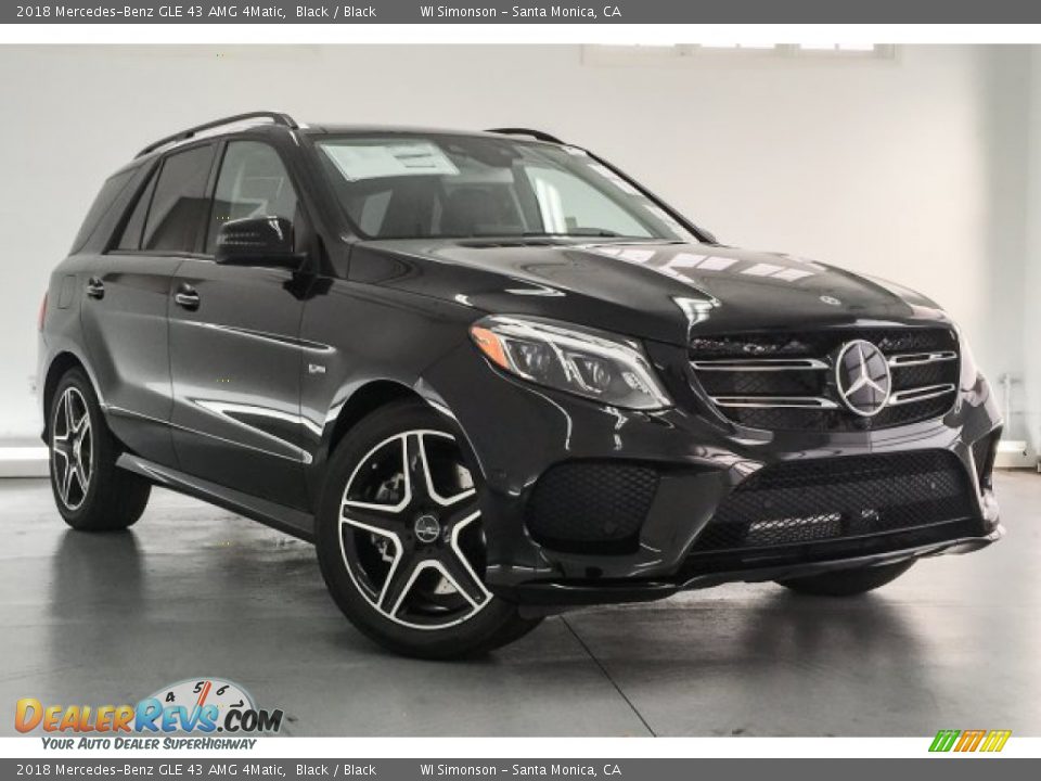 2018 Mercedes-Benz GLE 43 AMG 4Matic Black / Black Photo #12