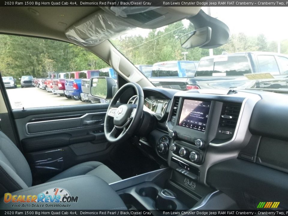 2020 Ram 1500 Big Horn Quad Cab 4x4 Delmonico Red Pearl / Black/Diesel Gray Photo #11