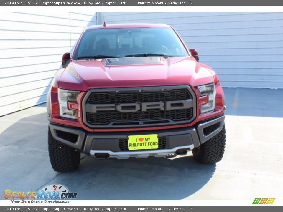 2019 Ford F150 SVT Raptor SuperCrew 4x4 Ruby Red / Raptor Black Photo #3