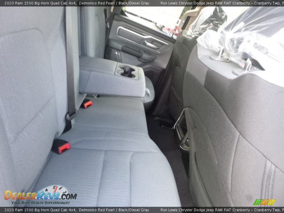 2020 Ram 1500 Big Horn Quad Cab 4x4 Delmonico Red Pearl / Black/Diesel Gray Photo #12