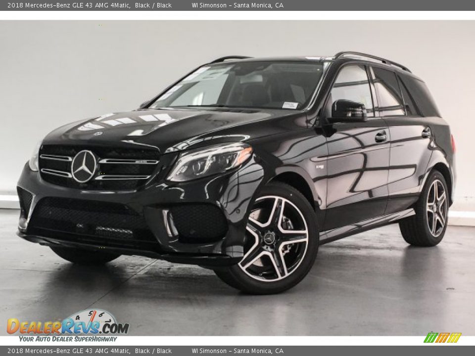 2018 Mercedes-Benz GLE 43 AMG 4Matic Black / Black Photo #14