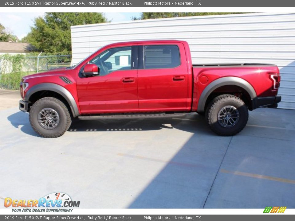 2019 Ford F150 SVT Raptor SuperCrew 4x4 Ruby Red / Raptor Black Photo #6