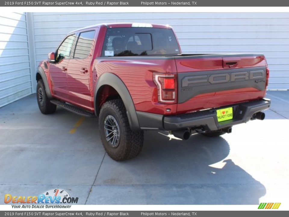 2019 Ford F150 SVT Raptor SuperCrew 4x4 Ruby Red / Raptor Black Photo #7