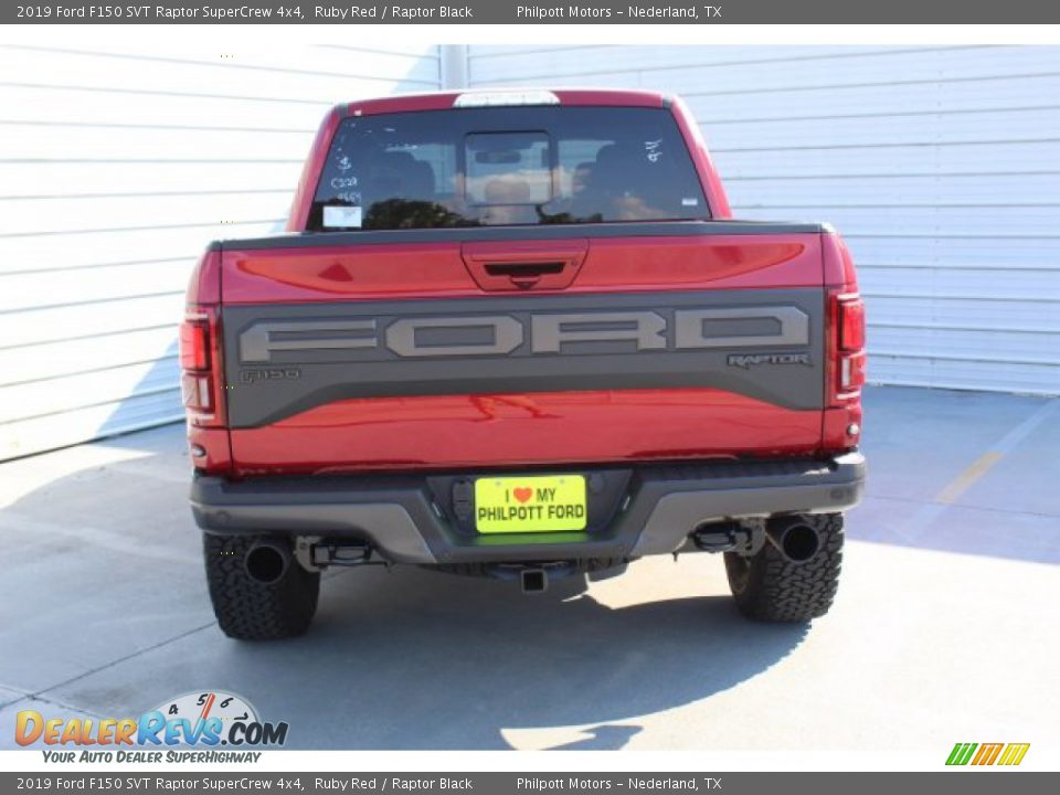 2019 Ford F150 SVT Raptor SuperCrew 4x4 Ruby Red / Raptor Black Photo #8