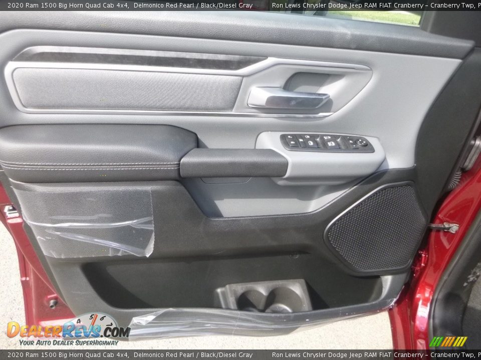 2020 Ram 1500 Big Horn Quad Cab 4x4 Delmonico Red Pearl / Black/Diesel Gray Photo #15
