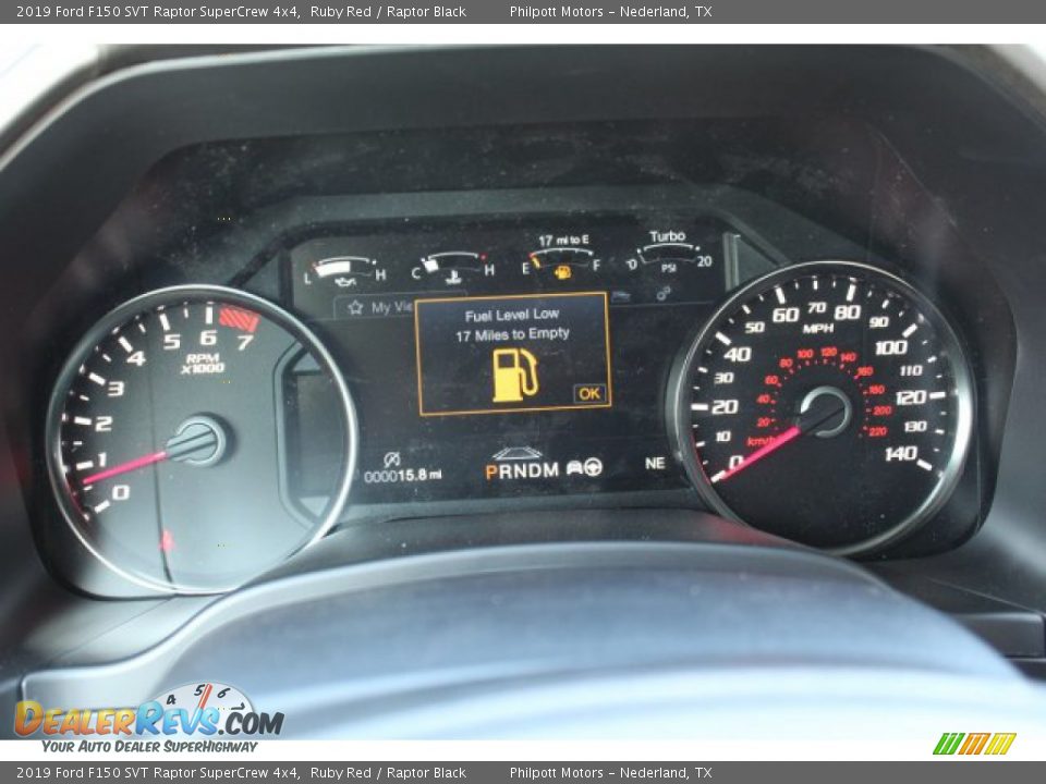 2019 Ford F150 SVT Raptor SuperCrew 4x4 Ruby Red / Raptor Black Photo #15