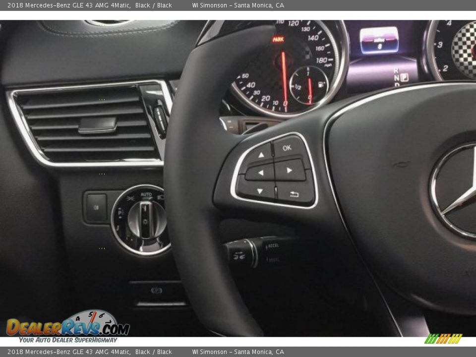 2018 Mercedes-Benz GLE 43 AMG 4Matic Black / Black Photo #18