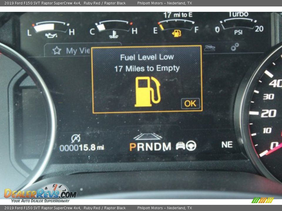 2019 Ford F150 SVT Raptor SuperCrew 4x4 Ruby Red / Raptor Black Photo #16