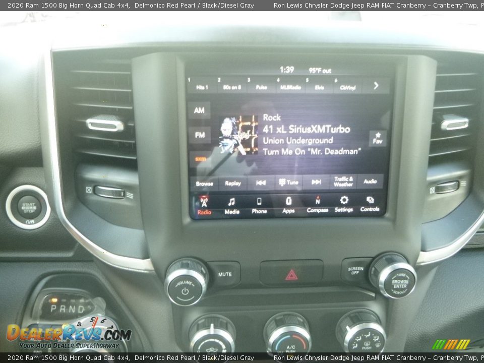 2020 Ram 1500 Big Horn Quad Cab 4x4 Delmonico Red Pearl / Black/Diesel Gray Photo #17