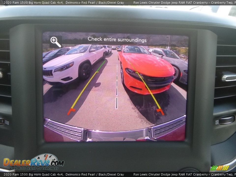 2020 Ram 1500 Big Horn Quad Cab 4x4 Delmonico Red Pearl / Black/Diesel Gray Photo #18