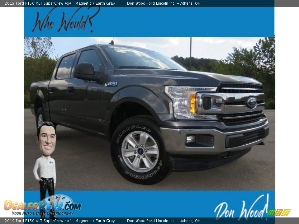 2019 Ford F150 XLT SuperCrew 4x4 Magnetic / Earth Gray Photo #1