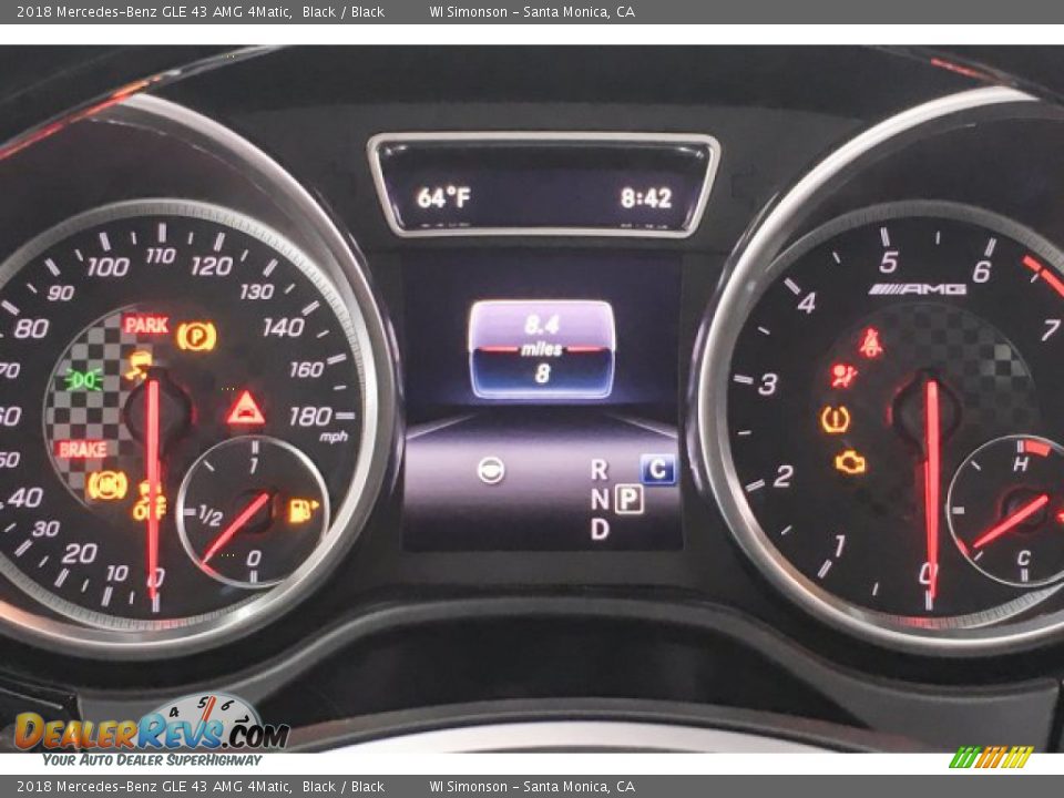 2018 Mercedes-Benz GLE 43 AMG 4Matic Black / Black Photo #33