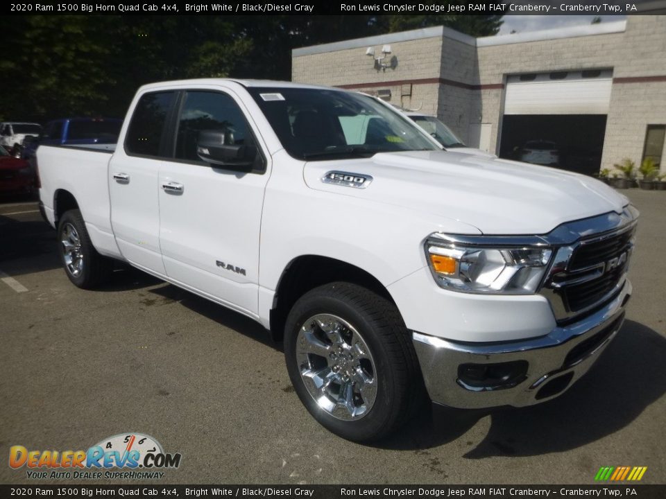 Front 3/4 View of 2020 Ram 1500 Big Horn Quad Cab 4x4 Photo #7