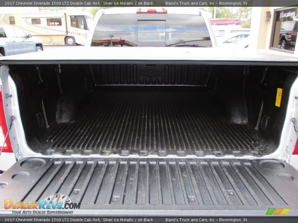 2017 Chevrolet Silverado 1500 LTZ Double Cab 4x4 Silver Ice Metallic / Jet Black Photo #36