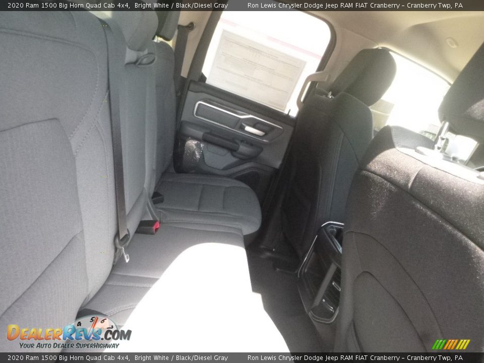 2020 Ram 1500 Big Horn Quad Cab 4x4 Bright White / Black/Diesel Gray Photo #11