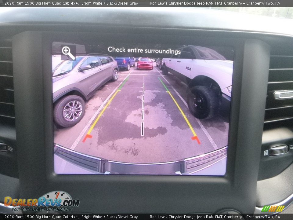 2020 Ram 1500 Big Horn Quad Cab 4x4 Bright White / Black/Diesel Gray Photo #17