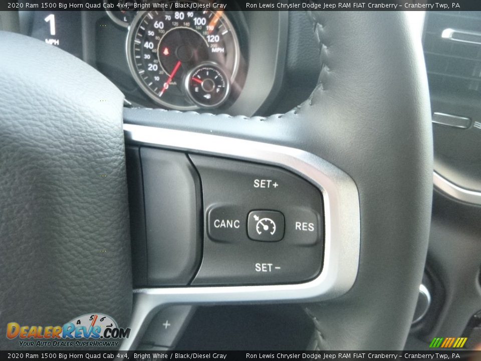 2020 Ram 1500 Big Horn Quad Cab 4x4 Steering Wheel Photo #18