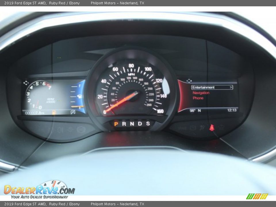 2019 Ford Edge ST AWD Ruby Red / Ebony Photo #15