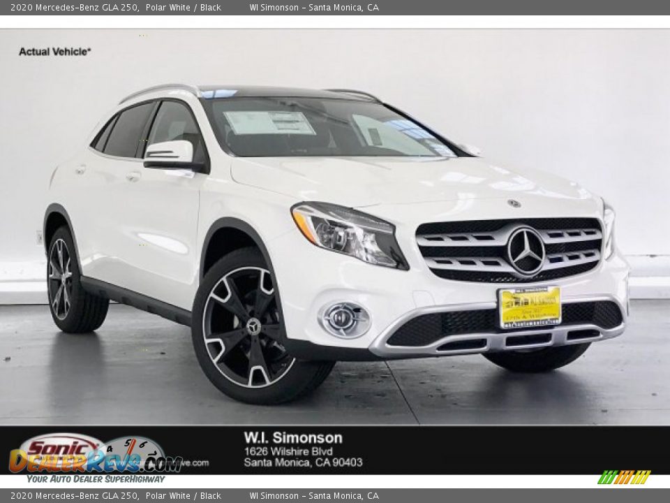 2020 Mercedes-Benz GLA 250 Polar White / Black Photo #1