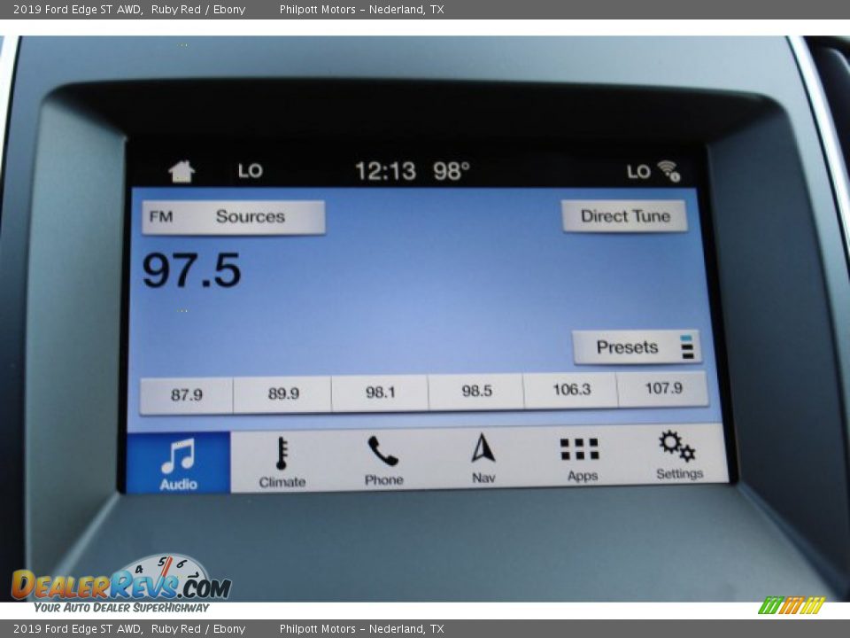 2019 Ford Edge ST AWD Ruby Red / Ebony Photo #17