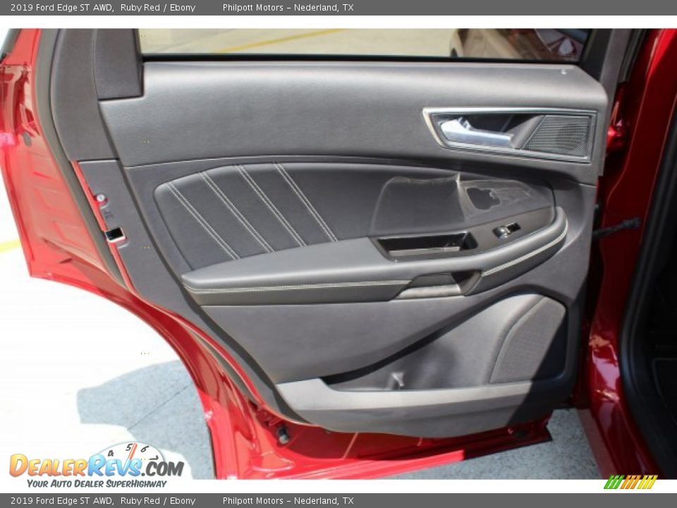 2019 Ford Edge ST AWD Ruby Red / Ebony Photo #21