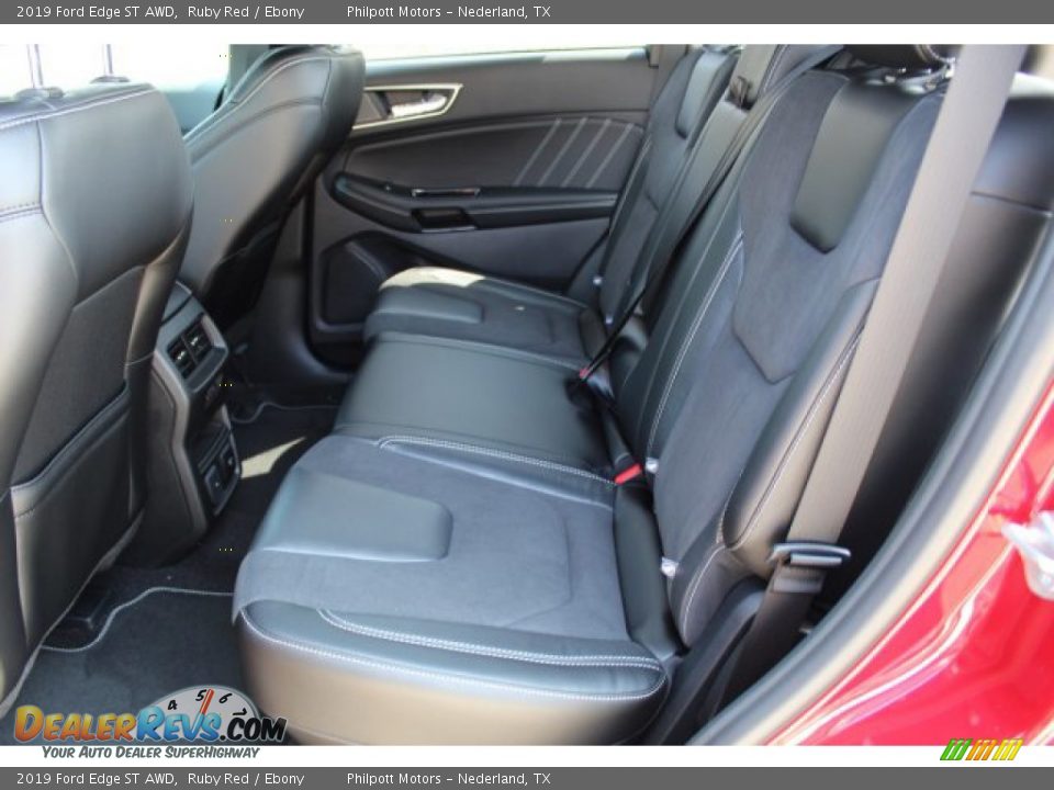 2019 Ford Edge ST AWD Ruby Red / Ebony Photo #22